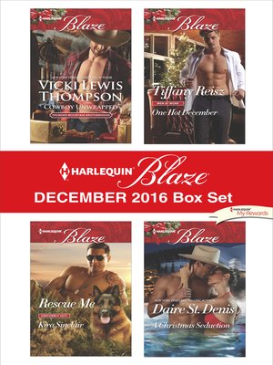 cover image of Harlequin Blaze December 2016 Box Set